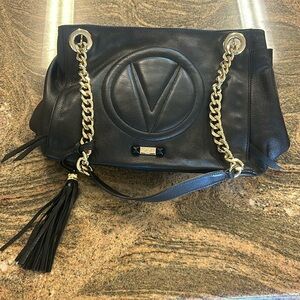 Woman’s Valentino Verra leather signature shoulder bag